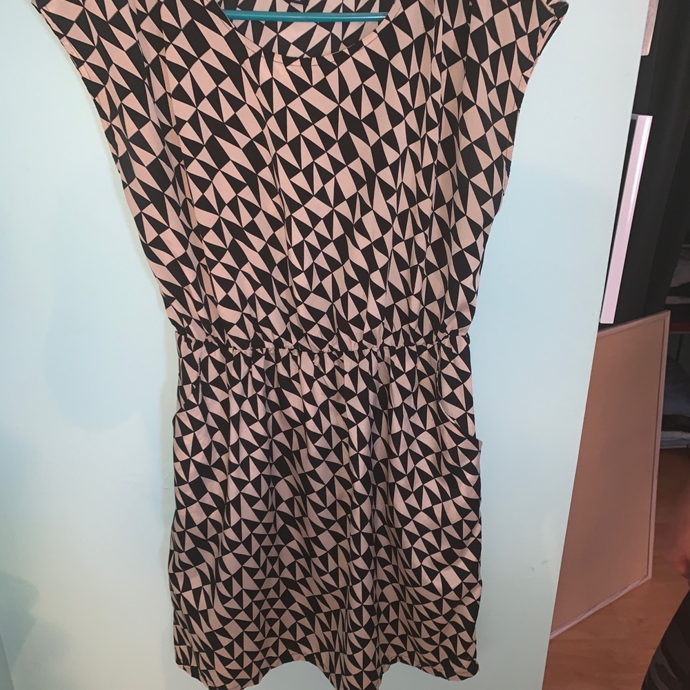 Aztec Black and Cream Dress